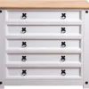 Comoda 5 cajones Cera/Blanco LINEA CORONA MADERA - Cómodas, Uruguay | Que Sal Muebleria, vista 12 de 12