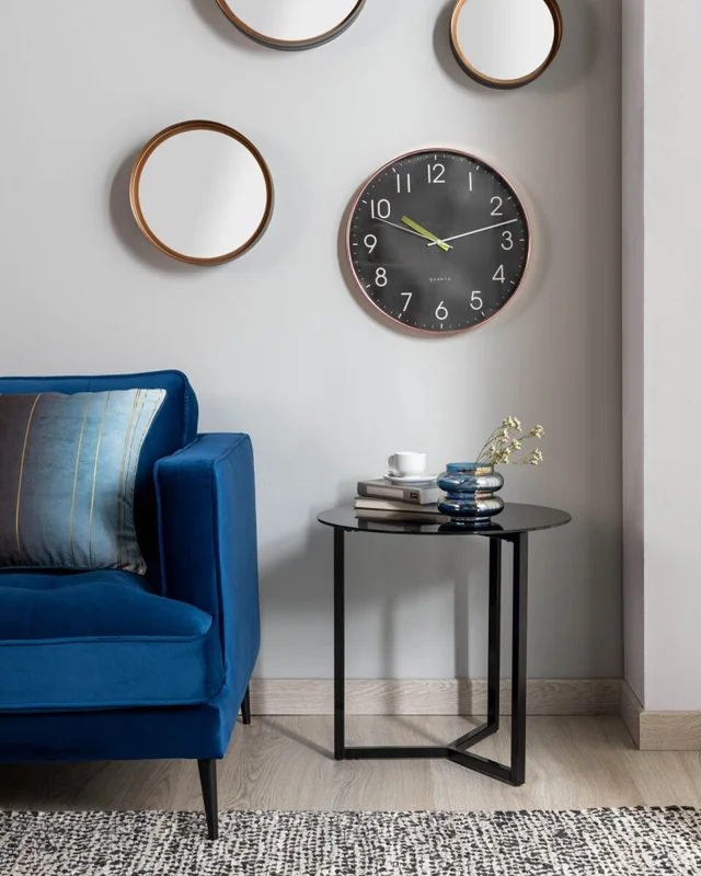 Mesa auxiliar Raeam Ø 50 cm - negro en Negro - Mesas de arrimo, Uruguay | Kavehome, vista 3