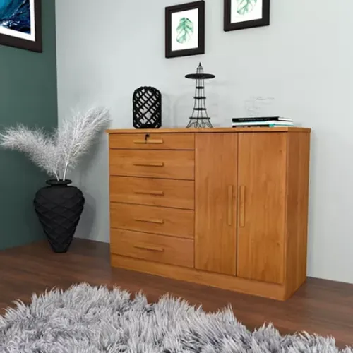 Cómoda ISTAMBUL en Madera natural - Cómodas, Uruguay | Palermo Casa Deco
