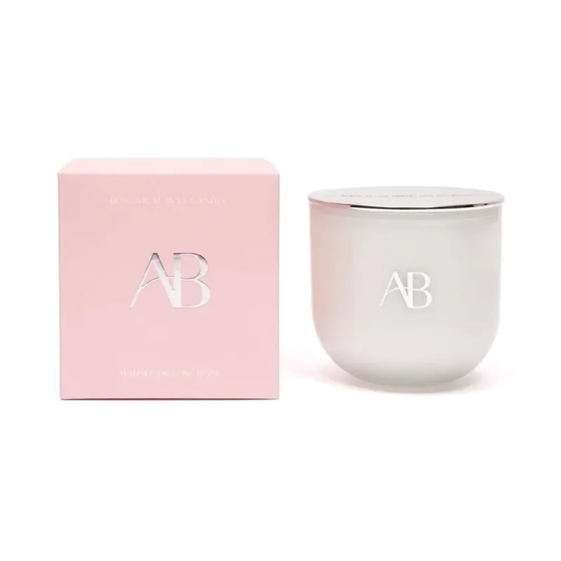 VELA AROMATIVA 340G MARSHMALLOW ROSA en Rosa - Velas y Portavelas, Uruguay | Koz