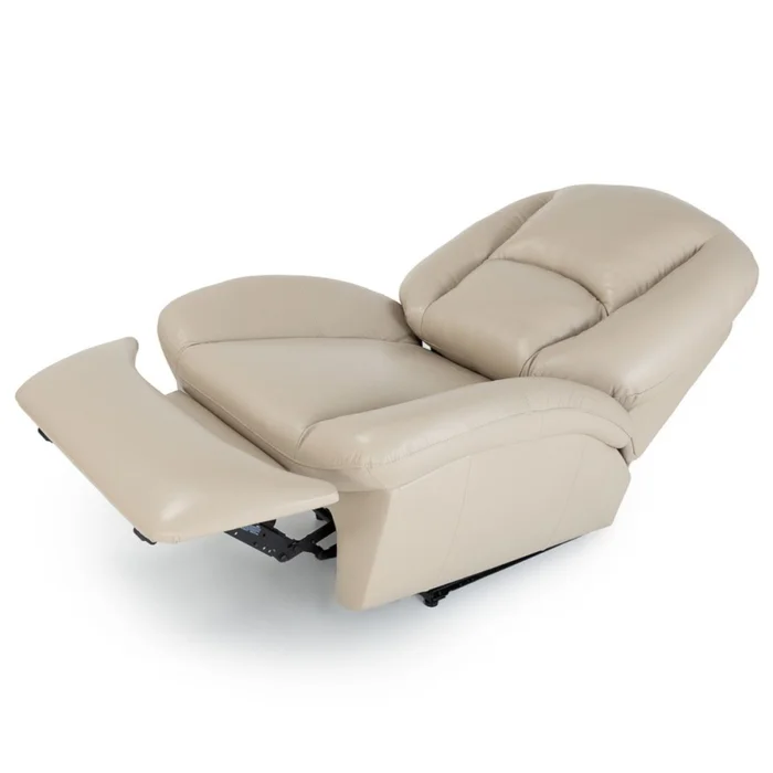 Butaca Cozy (Reclinable eléctrica) - Cuero Básico - 519 (Beige) en Beige - Butacas, banquetas y puffs, Uruguay | NYR, vista 2