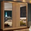 Ropero Placard Matrimonial Monaco 170CM con 2 Espejos 3 Puertas Corred - Roperos y placares, Uruguay | Balton, vista 2 de 24
