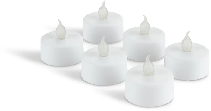 Vela LED MORGAN temporizador 6 uds en Blanco - Velas y Portavelas, Uruguay | JYSK