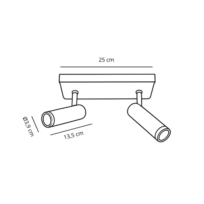 Luminaria Nano Madison Orientable de Adosar x2 Negro en Negro - Lámparas colgantes, Uruguay | Serlux, vista 8