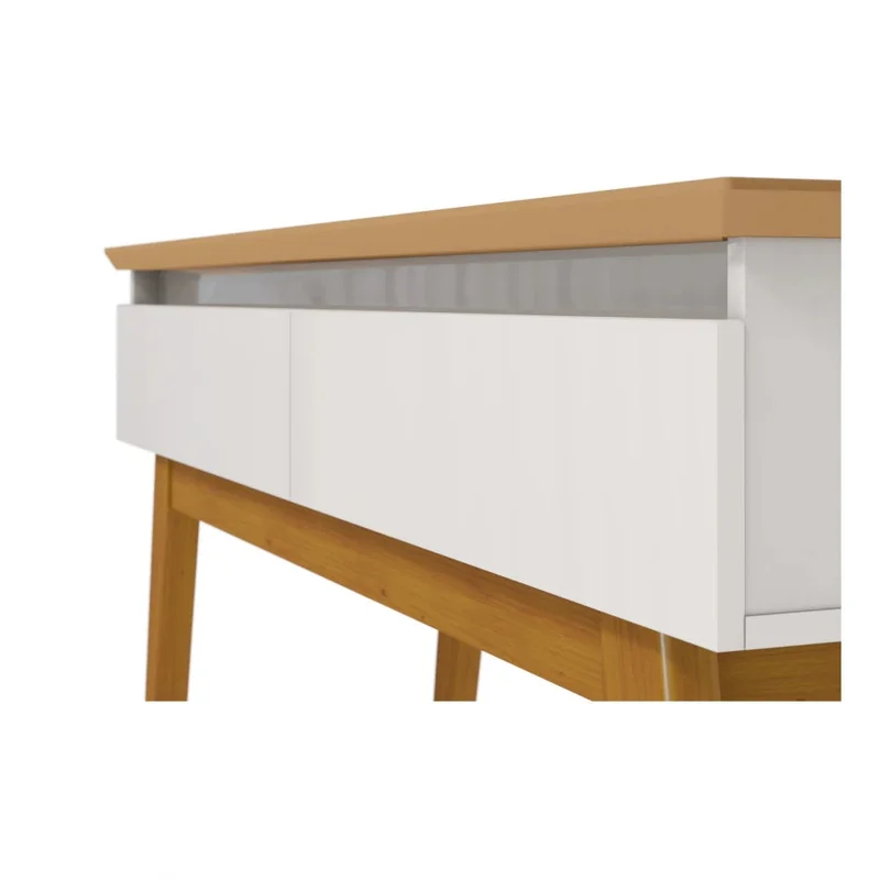 Mesa de Arrime Aparador Atlas - Línea Nevada - Blanco/Natural en Multicolor - Mesas de arrimo, Uruguay | Ecowood, vista 6