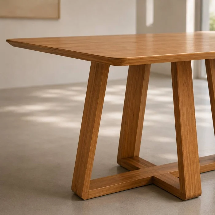 Mesa de Comedor Wood - 120 x90 - Canela en Blanco - Mesas de comedor, Uruguay | Nyr, vista 2