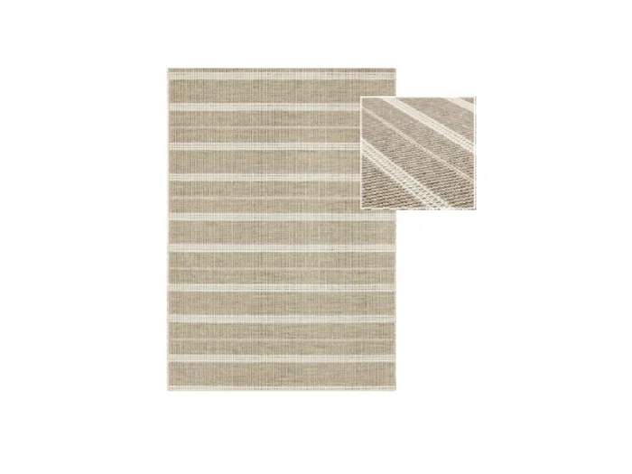 Alfombra INDY Líneas Crema -Beige en Beige - Alfombras, Uruguay | Finkel, vista 2