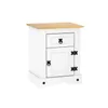 MESA DE LUZ 1 PUERTA 1 CAJON CERA BLANCO - Mesas de luz, Uruguay | Alfa Ventas, vista 1 de 4