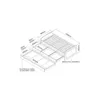 Cama Marinera 1 Plaza Madera Maciza Con Cajones - Ulli - Blanco en Blanco - Dormitorio, Uruguay | Rústico Hogar, vista 5 de 5