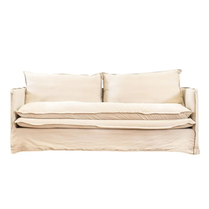 Sillón Manu 3 Cuerpos - Beige en Beige - Sillones y sofás, Uruguay | Berna home