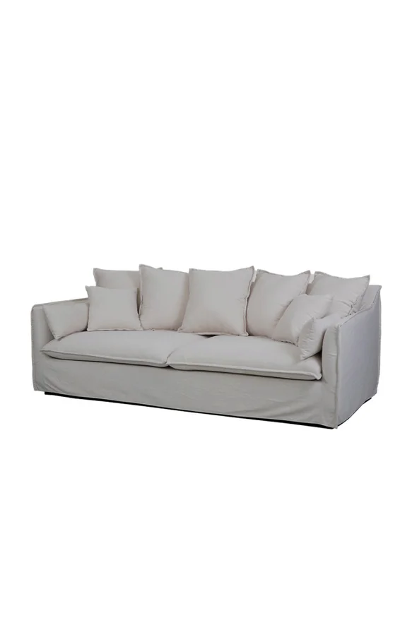 Sofá Hobart, 3 Cuerpos - Gris en Gris - Sillones y sofás, Uruguay | Indian, vista 2
