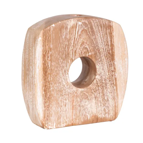 Florero Don Small Madera-de-teca Natural-beige 31.299 en Beige - Jarrones, Uruguay | Divino