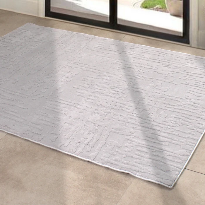 Alfombra Bellagio Burnout 100×150 en Gris - Alfombras, Uruguay | Tiendas Montevideo