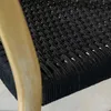 Silla en teca y cuerda negra en Negro - Sillas, Uruguay | Entrecasa, vista 5 de 5