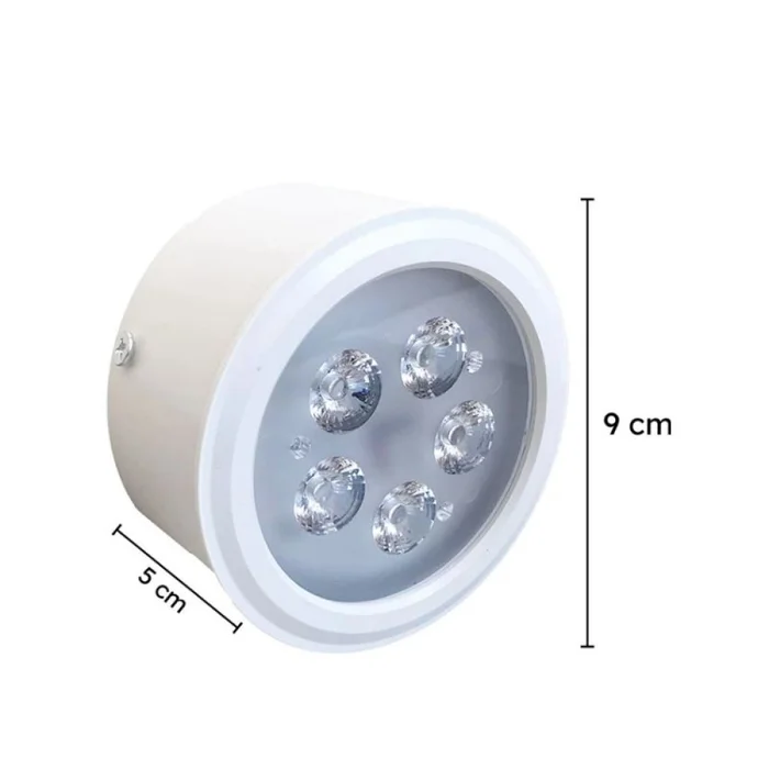 Luminaria Roma Exterior 5W Blanco en Blanco - Lámparas colgantes, Uruguay | Serlux, vista 7