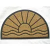FELPUDO COCO/GOMA SEMICIRCULO 40x60CM H.1CM SOL - Textiles, Uruguay | Decohogar, vista 2 de 3