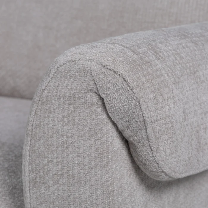 Sofá Matteo - Tela Microfibra - 3 cuerpos - 315-15 (Greige) en Beige - Sillones y sofás, Uruguay | Nyr, vista 4