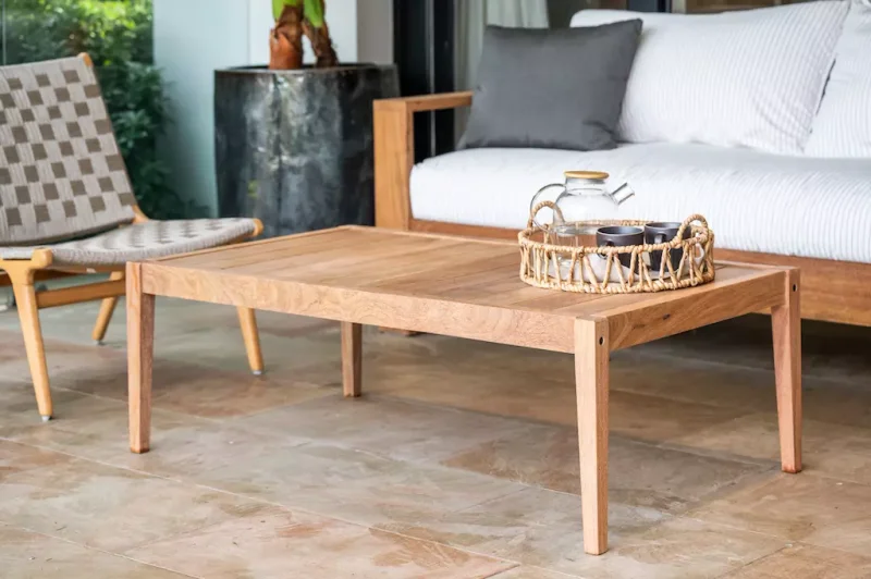 Mesa pampero de centro en Madera natural - Mesas de living, Uruguay | Balcony, vista 4