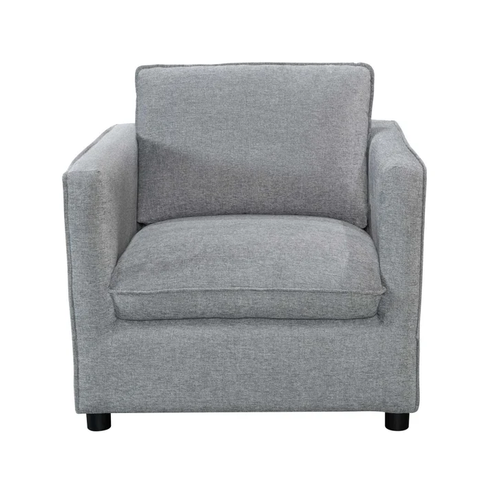 Butaca Tela Gris Amsterdam en Gris - Sillones y sofás, Uruguay | Divino, vista 2