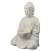 CANDELABRO BUDA DE PORCELANA 10x12x18CM CREMA - Velas y Portavelas, Uruguay | Decohogar, vista 1 de 6