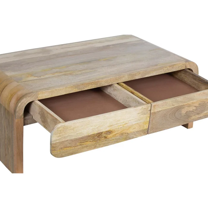 Mesa Ratona Mdf-y-madera Natural-beige Concordia Natural en Madera natural - Mesas de living, Uruguay | Divino, vista 7