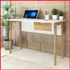 Escritorio con cajon – 1604 en Blanco - Escritorios y sillas de escritorio, Uruguay | Punto Unión, vista 5 de 7