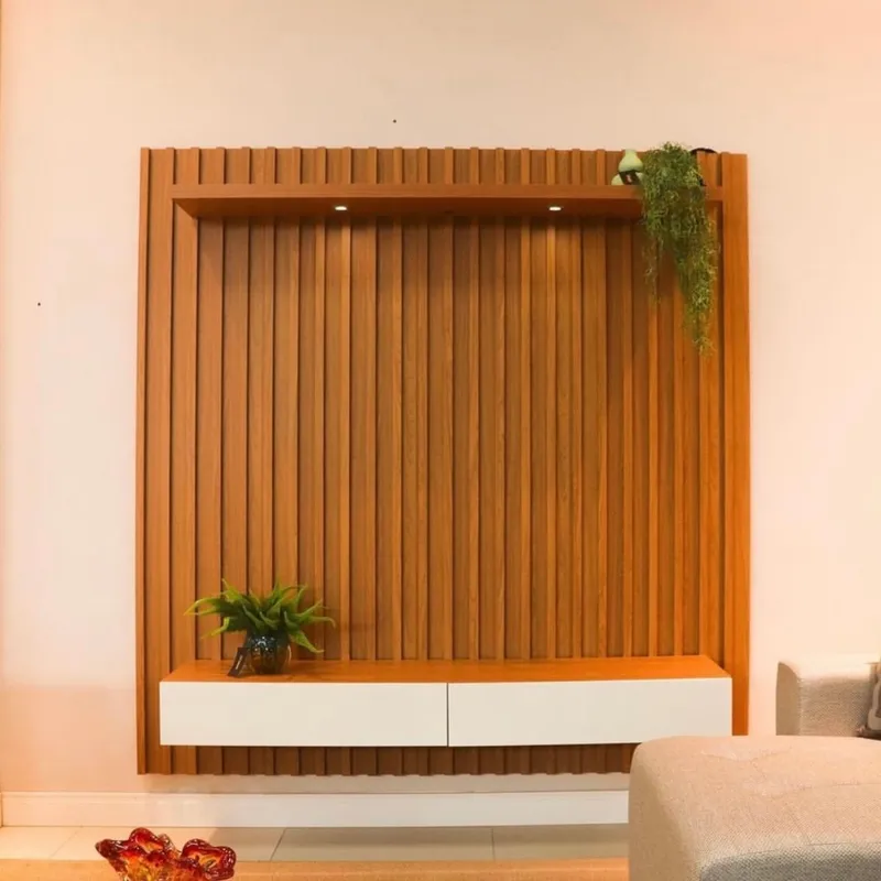 Panel TV con Listones Lara 180CM - 100% MDF - Muebles para TV, Uruguay | Balton