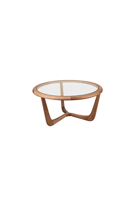 MESA DE LIVING EDEN ALTA IN NATURA 80X80X40H CM en Madera natural - Mesas de living, Uruguay | Vinibel