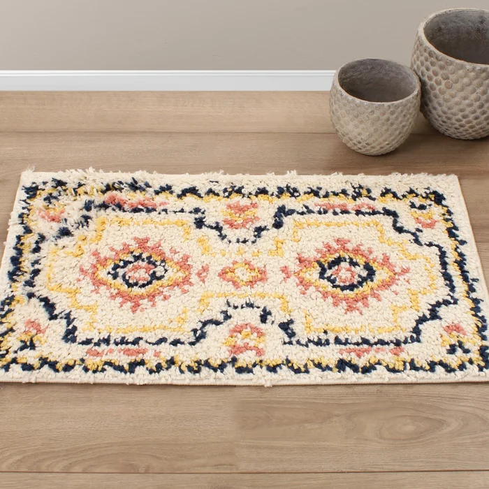 Alfombra Shaggy Magnolia Jacquard 50×80 en Multicolor - Alfombras, Uruguay | Tiendas Montevideo