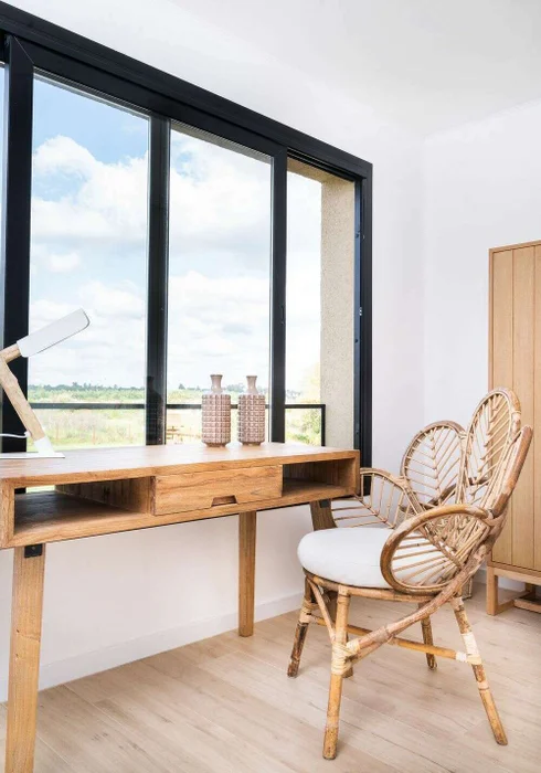 ESCRITORIO NORDICO - OLMO NATURAL en Madera natural - Escritorios, Uruguay | La Iberica, vista 15