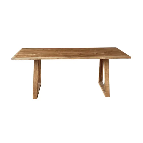 MESA COMEDOR MANANTIALES RUSTIC en Madera natural - Mesas de comedor, Uruguay | Masinfinito Casa