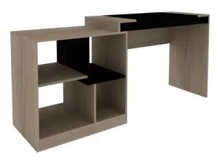 ESCRITORIO 2X1 NOGAL-NEGRO en Blanco, Uruguay | Quesal, vista 4
