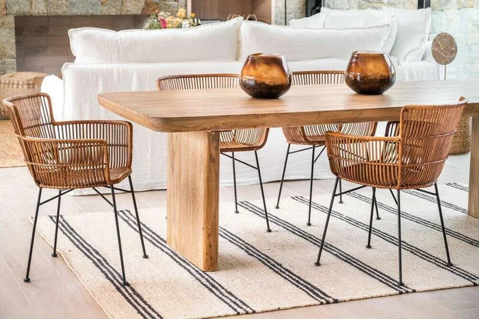 MESA COMEDOR ATHENA - 2.50 X 1.00 MTS en Madera natural - Mesas de comedor, Uruguay | La Iberica, vista 15