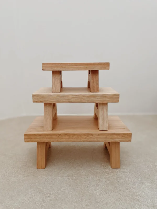 Banquito 4p de 15 cm en Madera natural - Decoración, Uruguay | Dreams On Time, vista 12