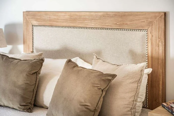 RESPALDO TERRA - ALAMO Y LINO ANTIMANCHAS - 1.70 MTS en Madera natural - Respaldos de cama, Uruguay | La Iberica, vista 13