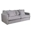 Sofá Cama 3 Cuerpos Tela Gris Verona en Gris - Sillones y sofás, Uruguay | Divino, vista 3 de 10