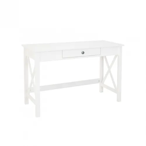 Escritorio 1 Cajón Dover Lover - Blanco en Blanco - Escritorios y sillas de escritorio, Uruguay | Rústico Hogar