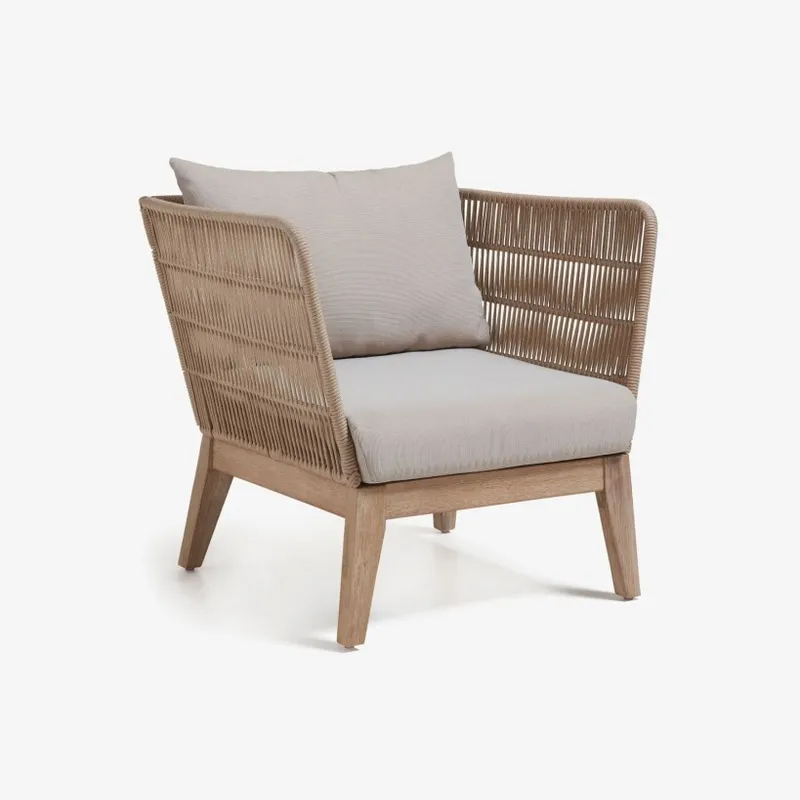 Butaca Belleny en Beige, Natural - Butacas, banquetas y puffs, Uruguay | Kavehome