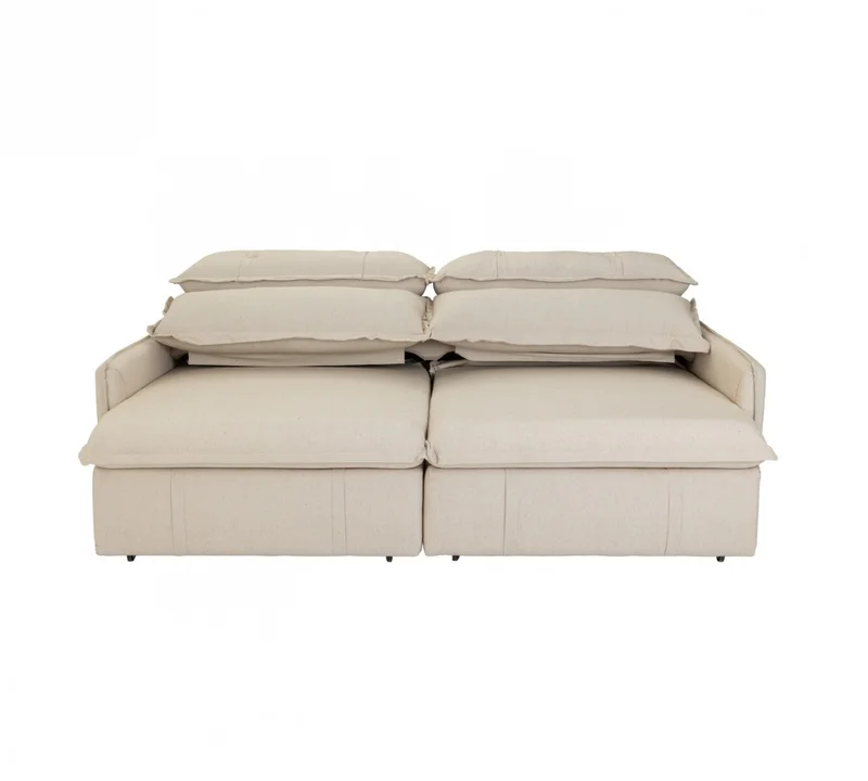 Sillón Moana - 3 Cuerpos - Beige en Beige - Sillones y sofás, Uruguay | Rústico Hogar, vista 3