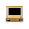Rack con Panel Loren - Marrón en Marrón - Muebles para TV, Uruguay | Ecowood, vista 1 de 3