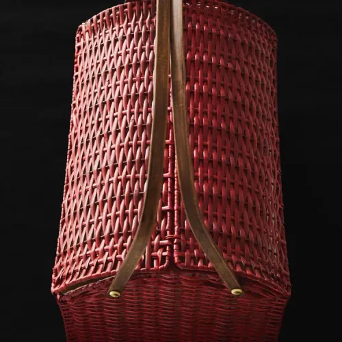 CESTA PICNIC RATÁN en Rojo - Canastos, Uruguay | Zara Home
