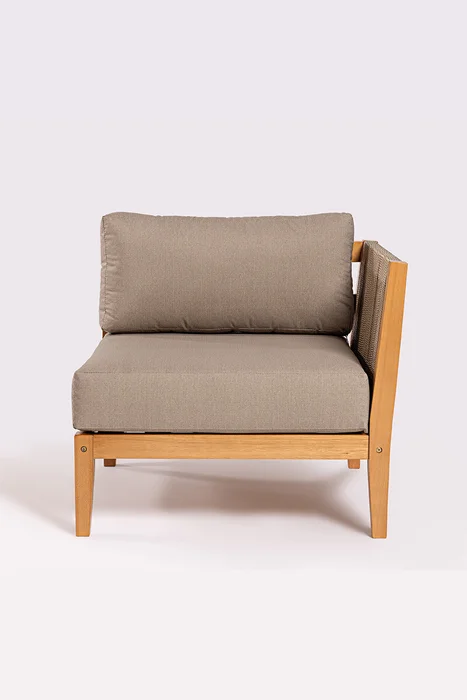 CANTO IZQ. CANNES CUERDA RAMI Y ACQUABLOCK FENDI 78x74x66CM JATOBA - Muebles para el exterior, Uruguay | Vinibel, vista 2