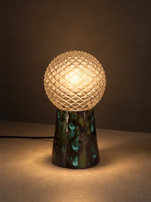 Luminaria Cielo Verde en Multicolor - Lámparas de mesa, Uruguay | Maruja objetos
