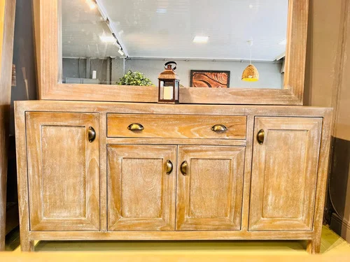 Aparador Bargueño Madera Maciza Milano 160x85x38 - Ozark A Eleccion en Madera natural - Aparadores y recibidores, Uruguay | Ozark Home, vista 5