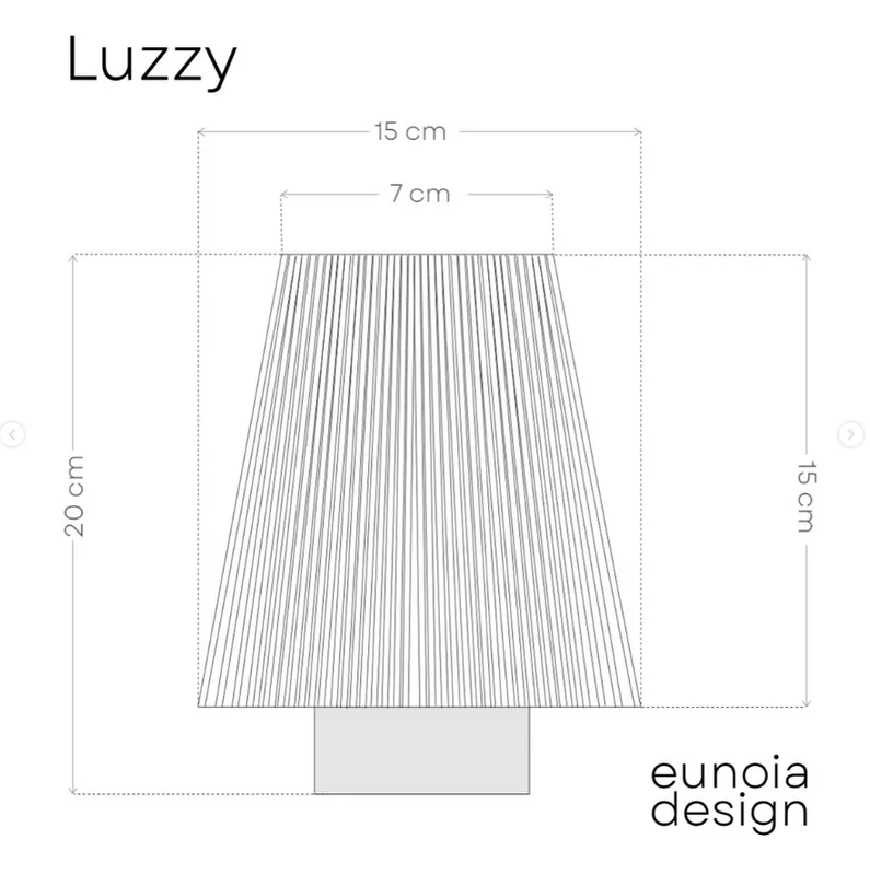 Lámpara Luzzy - Lámparas de mesa, Uruguay | Eunoia Design, vista 3