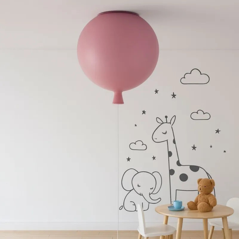 LUMINARIA DE TECHO BALLOON ROSA Large en Rosa - Lámparas de mesa, Uruguay | Viasono