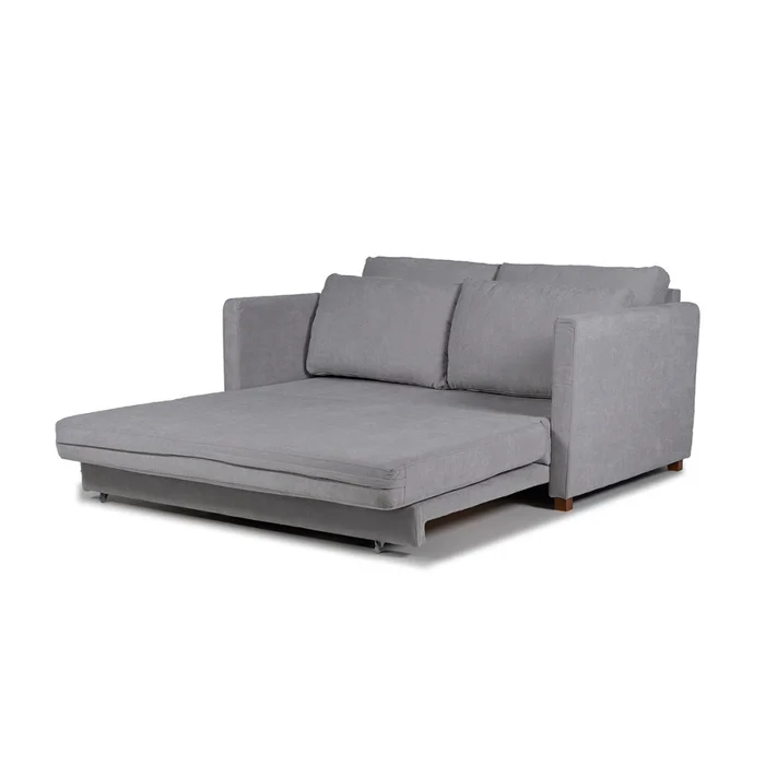 Sofá Cama Niki - Tela Microfibra - 10286 (Gris) en Gris - Sillones y sofás, Uruguay | NYR, vista 2