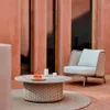 Alfombra Despas en fibras sintéticas beige Ø150 cm - beige Ø150 cm en Beige - Muebles para el exterior, Uruguay | Kavehome, vista 2 de 6