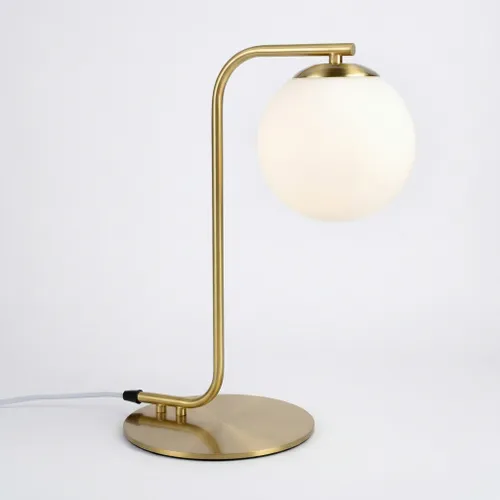 Lámpara de mesa Orbita Gold en Dorado - Lámparas de mesa, Uruguay | La Perla