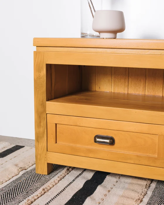 RACK ITACARÉ 1,20mt en Madera natural - Muebles para TV, Uruguay | Fundamento Muebles, vista 3